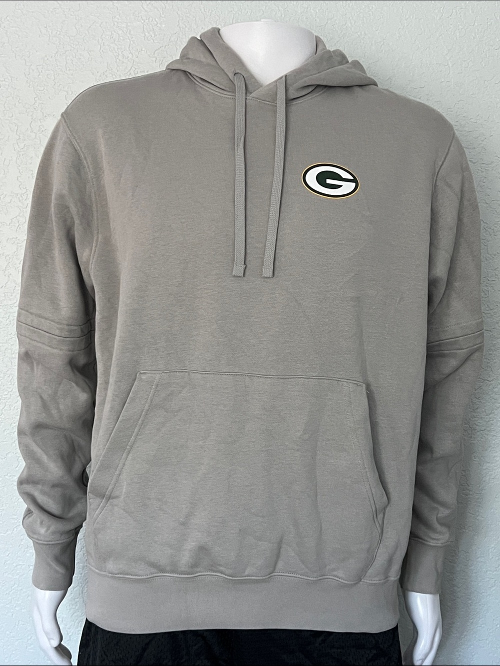 Nike Green Bay Packers Hoodie Men’s M Gray NFL Football Pullover Sweatshirt
